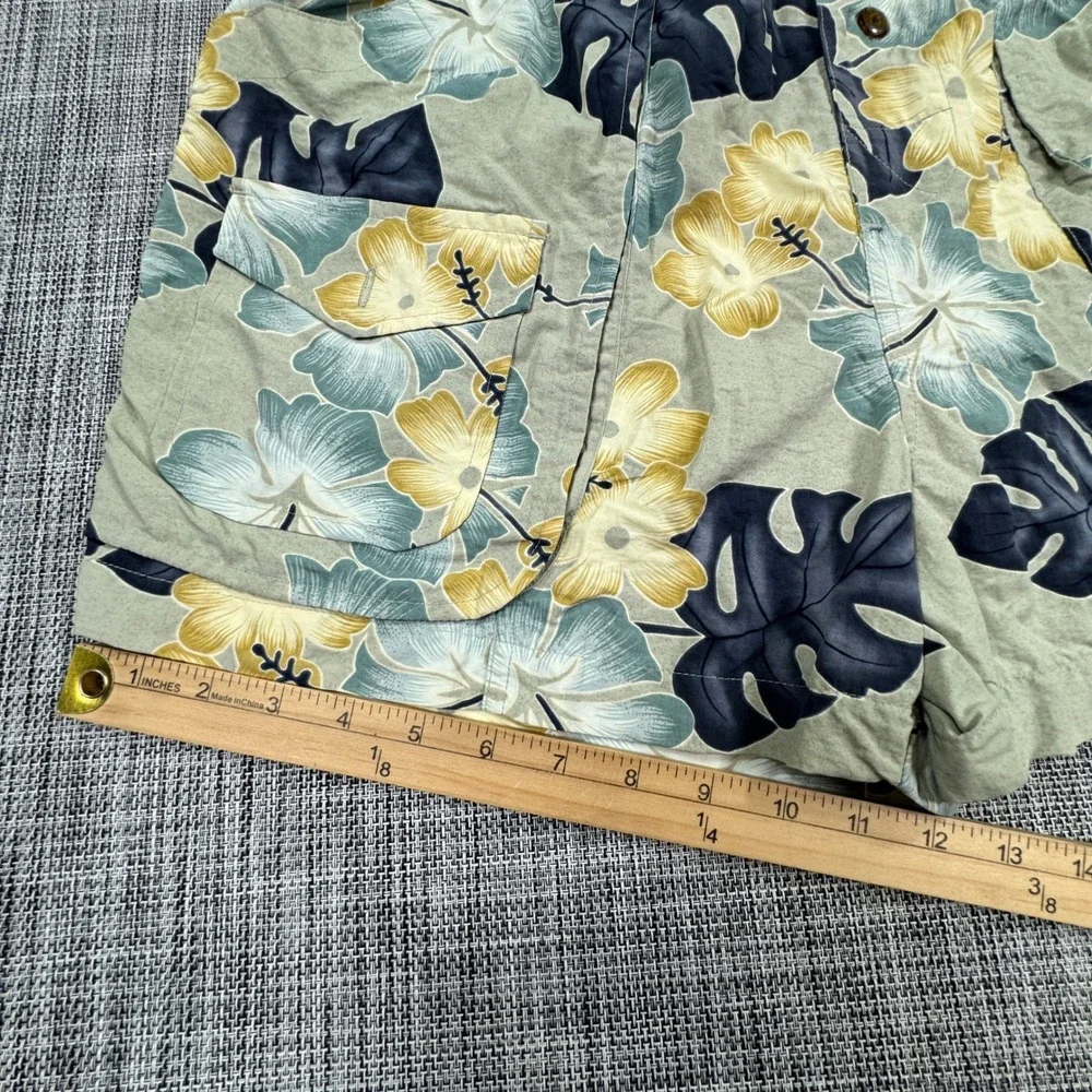 Tommy Bahama Mens Swim Trunks Medium Bungalow Island Floral Nylon Mesh Lined